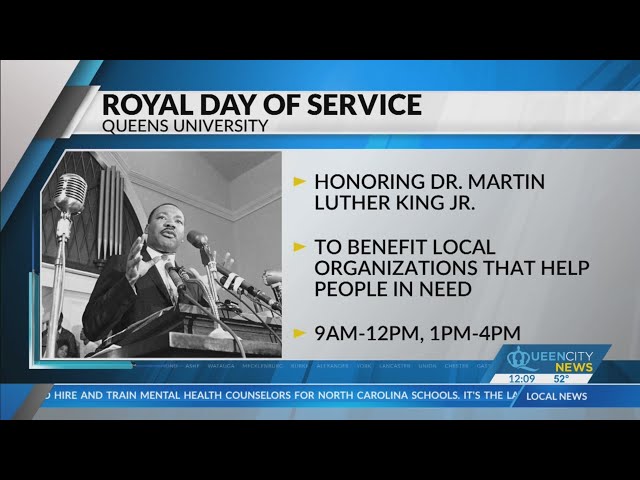 Queens University's MLK 'Royal Day of Service'