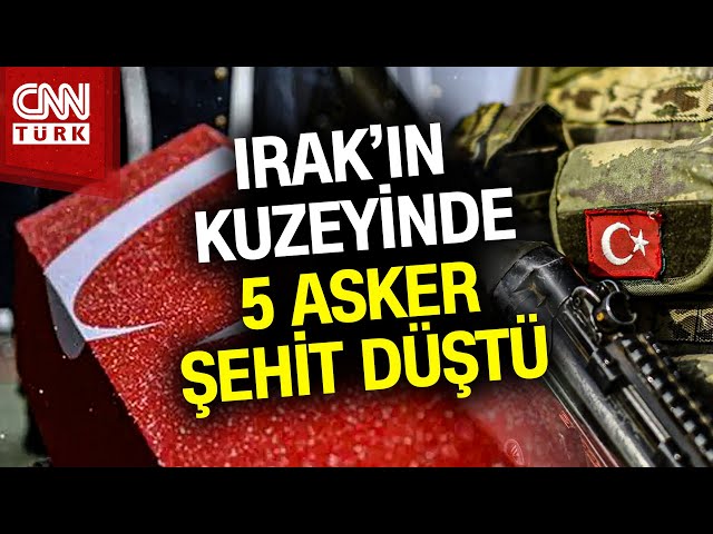 SON DAKİKA!  | MSB Acı Haberi Duyurdu... Kuzey Irak'ta 5 Asker Şehit Düştü, 8 Asker Yaralandı