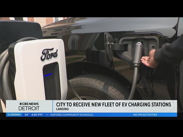 Lansing to receive new fleet of EV charging stations