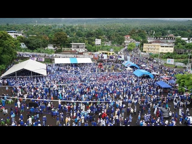 Vote2024 Dernier Grand meeting d’Azali Assoumani  à Moroni, Ajao | Al Comorya