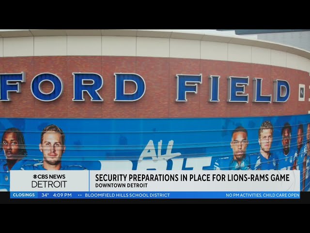 Security preparations in place for Lions-Rams game