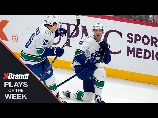 Fleury Turns Back The Clock & Pettersson's On Absolute Fire | NHL Plays Of The Week