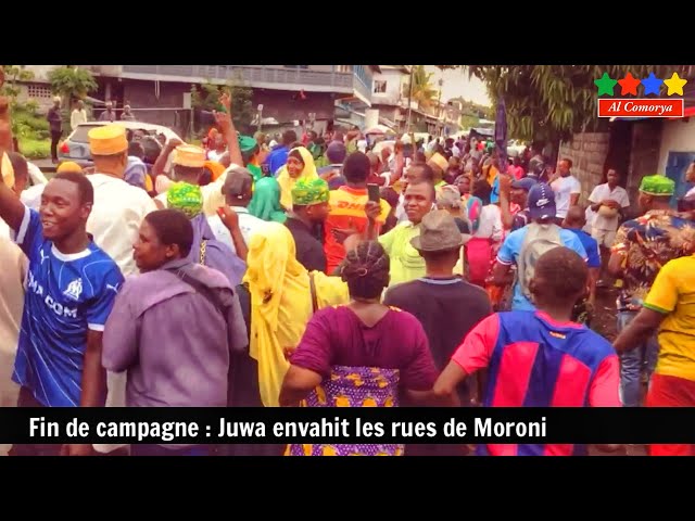 Vote2024 Juwa a envahi Moroni pour sa fin de campagne | Al Comorya