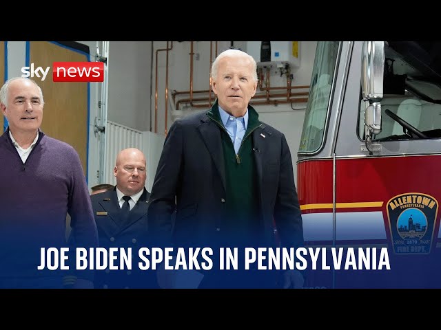 Joe Biden responds to questions after attacks on Houthi targets in Yemen