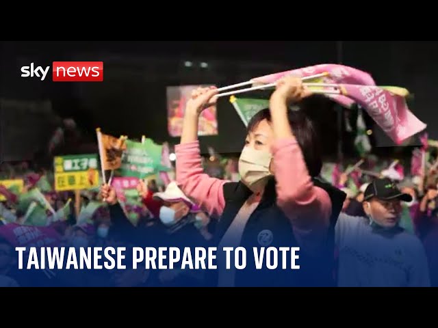 Taiwan: Voters prepare to head to the polls as China tensions dominate