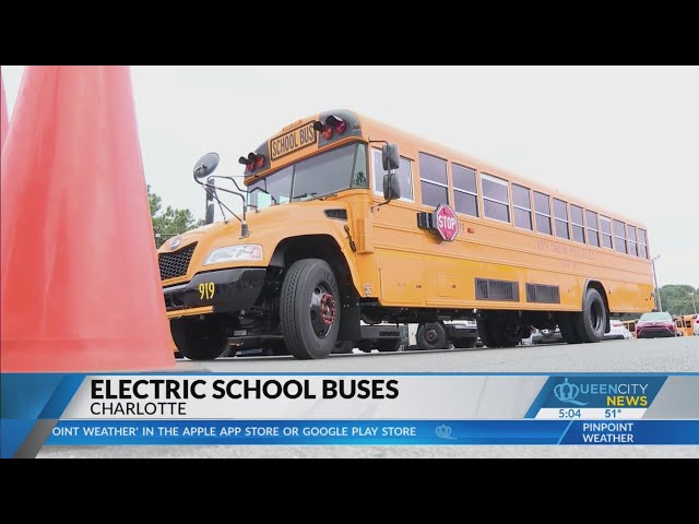 Charlotte-Mecklenburg Schools is getting electric school buses