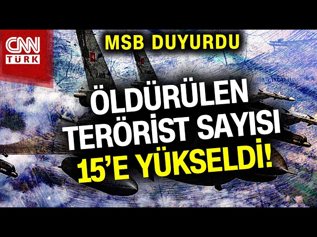 SON DAKİKA!  | Pençe-Kilit'te Etkisiz Hale Getirilen Terörist Sayısı 15'e Yükseldi #Haber