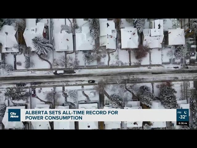 Alberta sets all-time record for power consumption