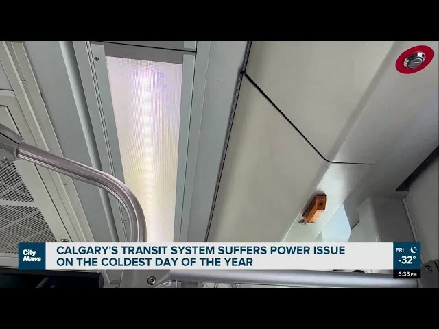 Calgary Transit's system failure on the coldest day of the year