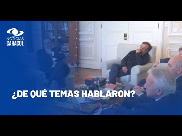 Gustavo Petro se reunió con Grupo Empresarial Antioqueño y Gilinski en la Casa de Nariño