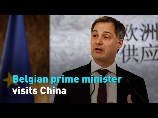 Belgian prime minister visits China