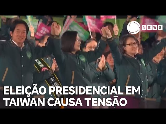 Eleição em Taiwan acende alerta para escalada de tensão