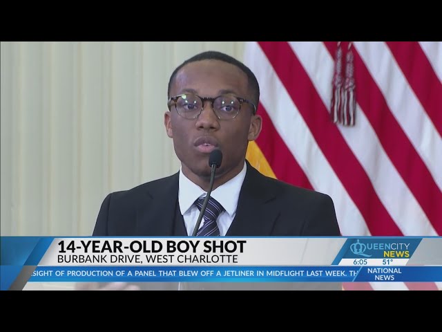 14-year-old shot hours after VP discusses anti-violence funding