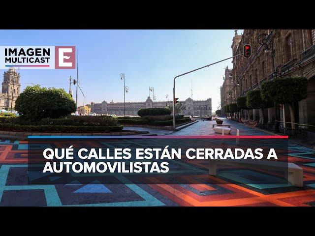 El Zócalo de la Ciudad de México se transforma en zona peatonal