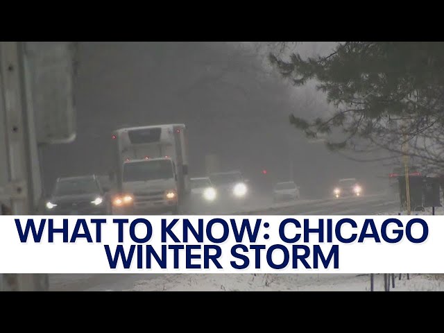 What to know about the Chicago winter storm