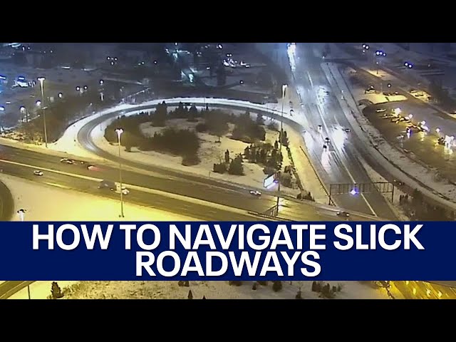 How to navigate slick spots on Chicago roads after winter storm