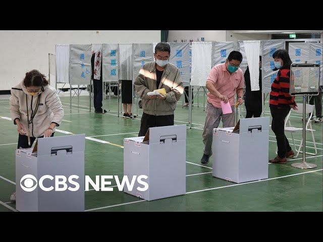 Polls open in Taiwan's 2024 presidential election