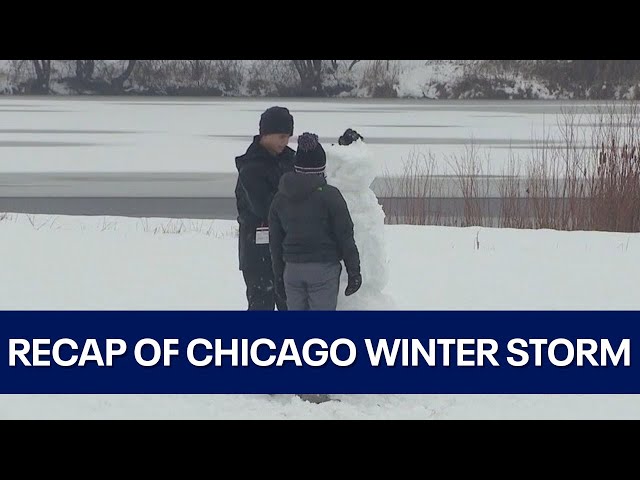 Recap of Chicago's first significant winter storm of the year