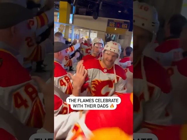 Good Vibes From The Calgary Flames And Their Dads