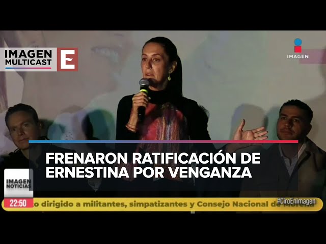 Estas eran las condiciones de la oposición para ratificar a Ernestina Godoy