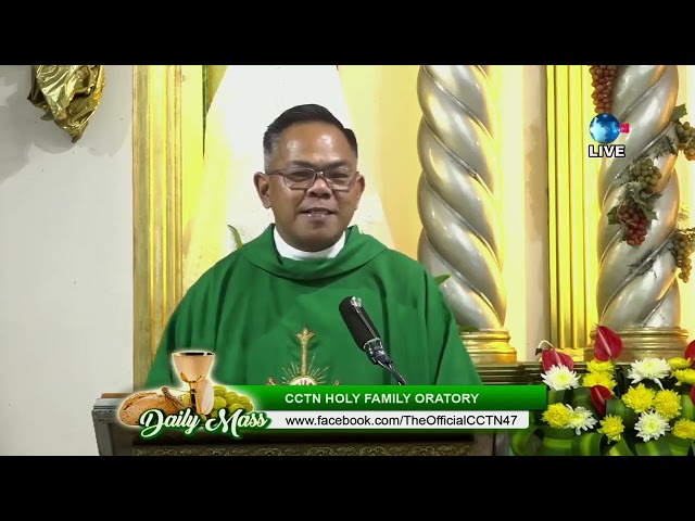 13 JANUARY 2023 -  HOMILY Rev.  Fr.  Mhar Balili