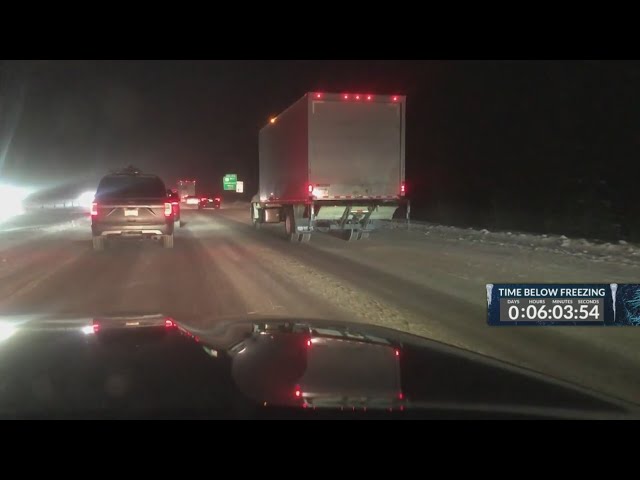 I-70 traffic backs up in the Colorado mountains