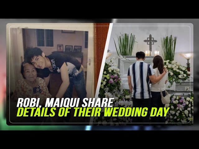 ⁣Robi, Maiqui share details of their wedding day