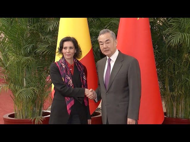 Chinese FM meets Belgian counterpart on bilateral relations