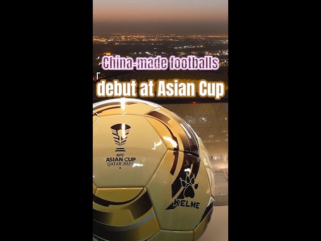 China-made footballs debut at Asian Cup