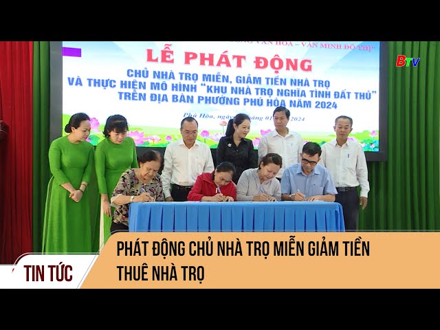 Phát động chủ nhà trọ miễn giảm tiền thuê nhà trọ