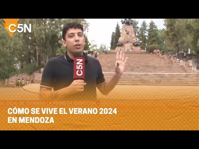 CÓMO se VIVE el VERANO 2024 en MENDOZA