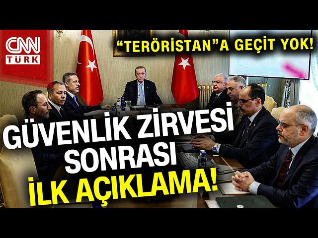 SON DAKİKA!  | Kritik Güvenlik Zirvesi Sona Erdi! Güvenlik Zirvesi Sonrası Basın Açıklaması! #Haber