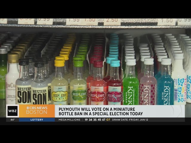 Plymouth holding special election to vote on a ban of miniature alcohol bottles