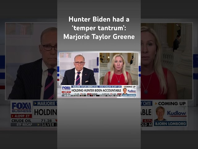 ‘FOOL’: Marjorie Taylor Greene blasts Hunter Biden’s court stunt #shorts