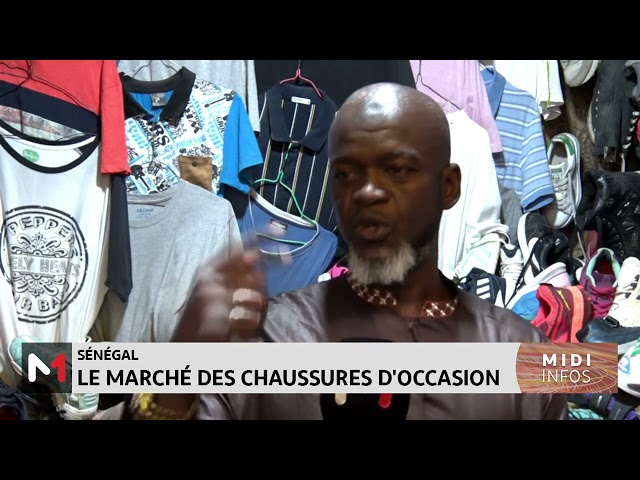 Sénégal : Le marché des chaussures d´occasion