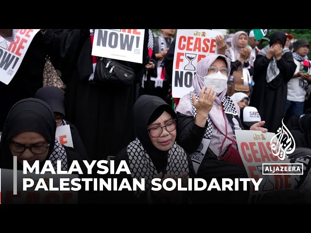 Palestinian solidarity: Marches in support of Gaza around the world