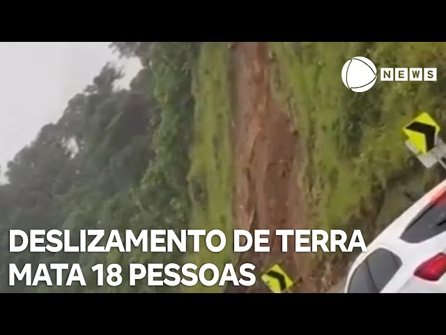 Deslizamento de terra mata 18 pessoas na Colômbia