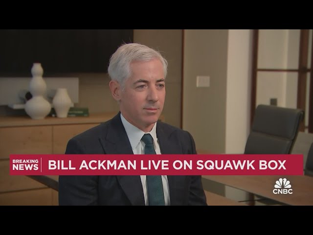 Watch CNBC's full interview with Bill Ackman on fighting antisemitism, the 2024 election and mo