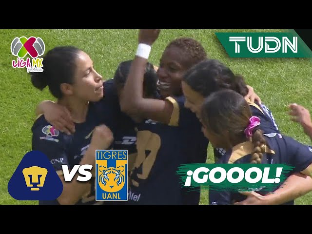 ¡SORPRESA! GOOL de Blackwood | Pumas 1-0 Tigres | Liga Mx Femenil - CL2024 J2 | TUDN