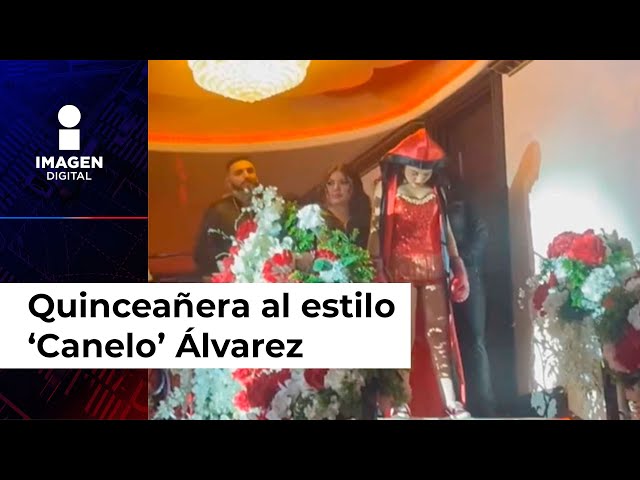 Quinceañera al estilo ‘Canelo’ Álvarez