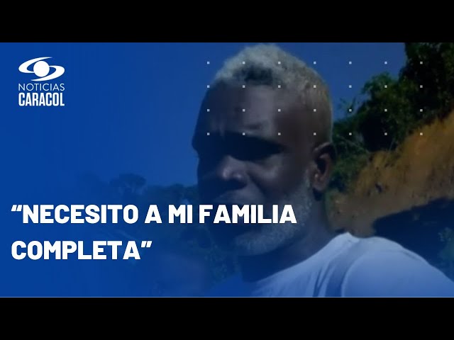 La historia de un hombre que perdió a su familia tras derrumbe en Chocó