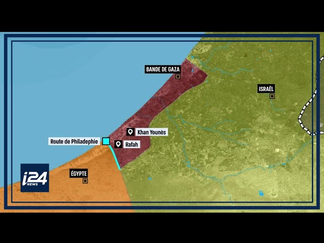 Israël a annoncé à l'Egypte vouloir prendre le contrôle de l'axe Philadélphie