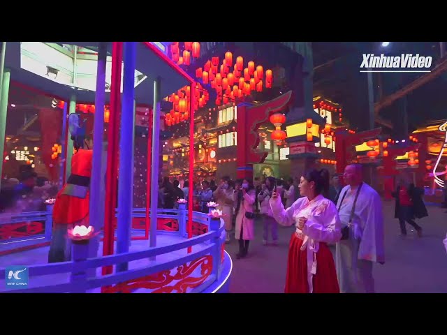 Vlog: Explore cultural odyssey in northeast China's ancient-themed Park