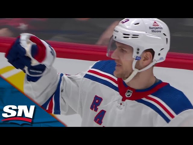 Rangers' Adam Fox Unleashes Rocket From The Point To Score His Second vs. Capitals