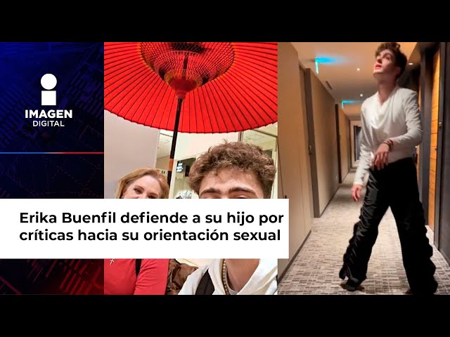 Erika Buenfil defiende a su hijo por críticas hacia su orientación sexual