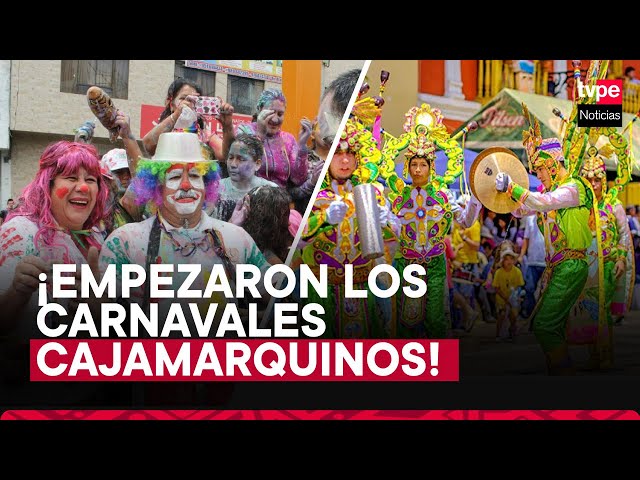 ¡Es oficial! Empezaron los carnavales de Cajamarca 2024