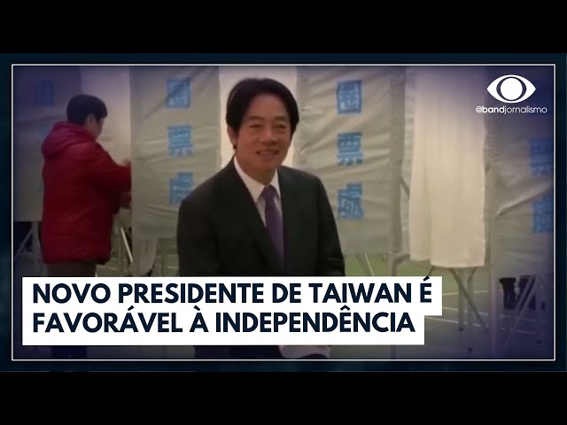 Taiwan elege presidente contra a China | Jornal da Band