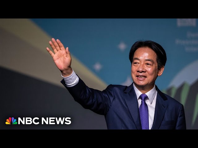 'Victory for democracy': Lai Ching-te wins Taiwan election