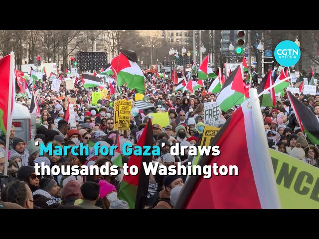 'March for Gaza' draws thousands to Washington