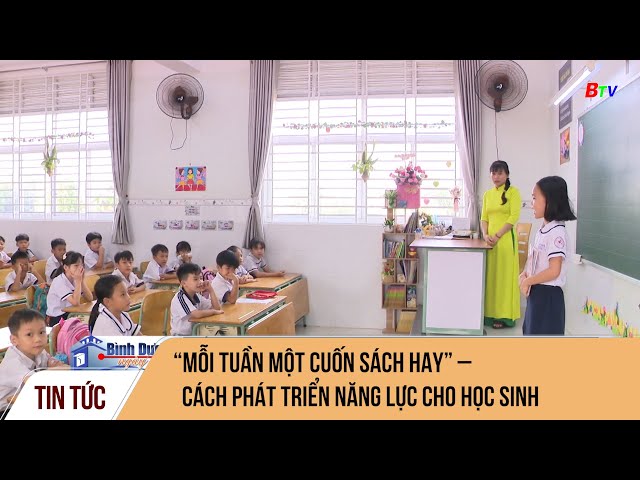 “Mỗi tuần một cuốn sách hay” – cách phát triển năng lực cho học sinh